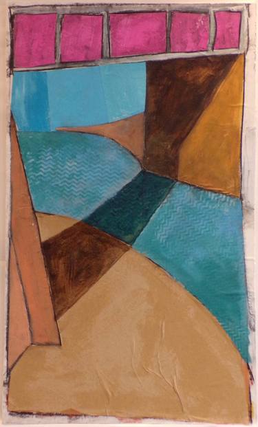 Print of Abstract Landscape Collage by Robert Chaplin