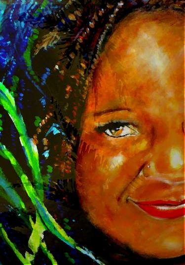 Original Art Deco People Painting by Marcello Cicchini