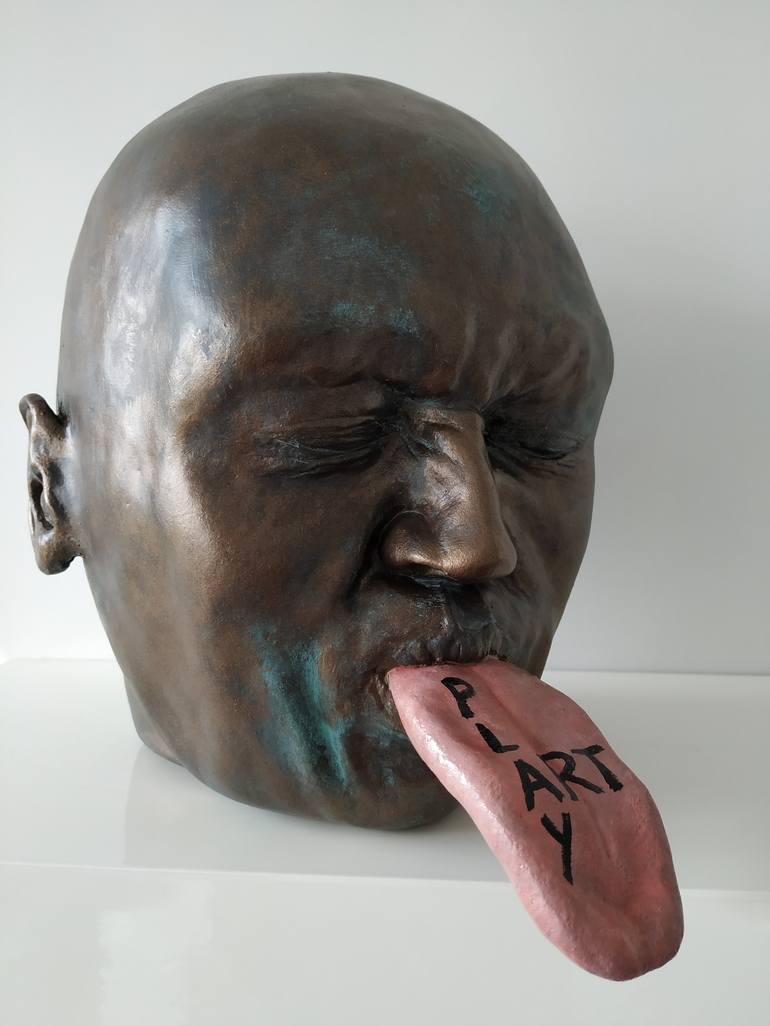 Original Figurative Humor Sculpture by Mar Vázquez-Roy