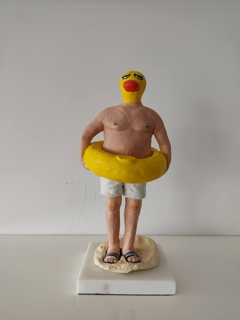 Original Figurative People Sculpture by Mar Vázquez-Roy