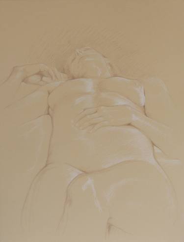 Original Realism Nude Drawings by Helen Finney