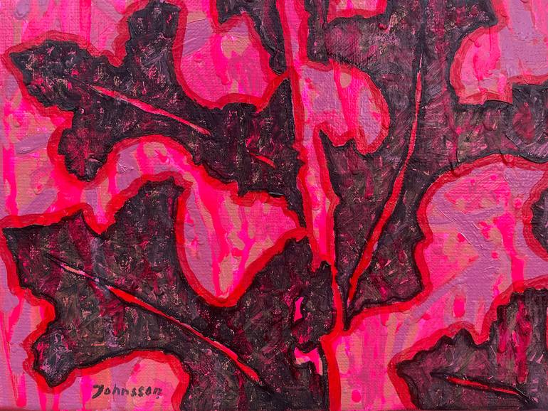 Original Contemporary Floral Painting by Jolanta Johnsson