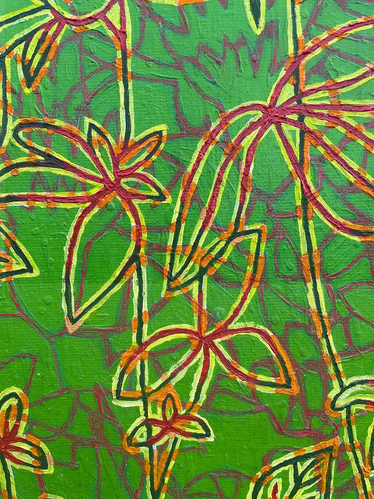 Original Contemporary Botanic Painting by Jolanta Johnsson