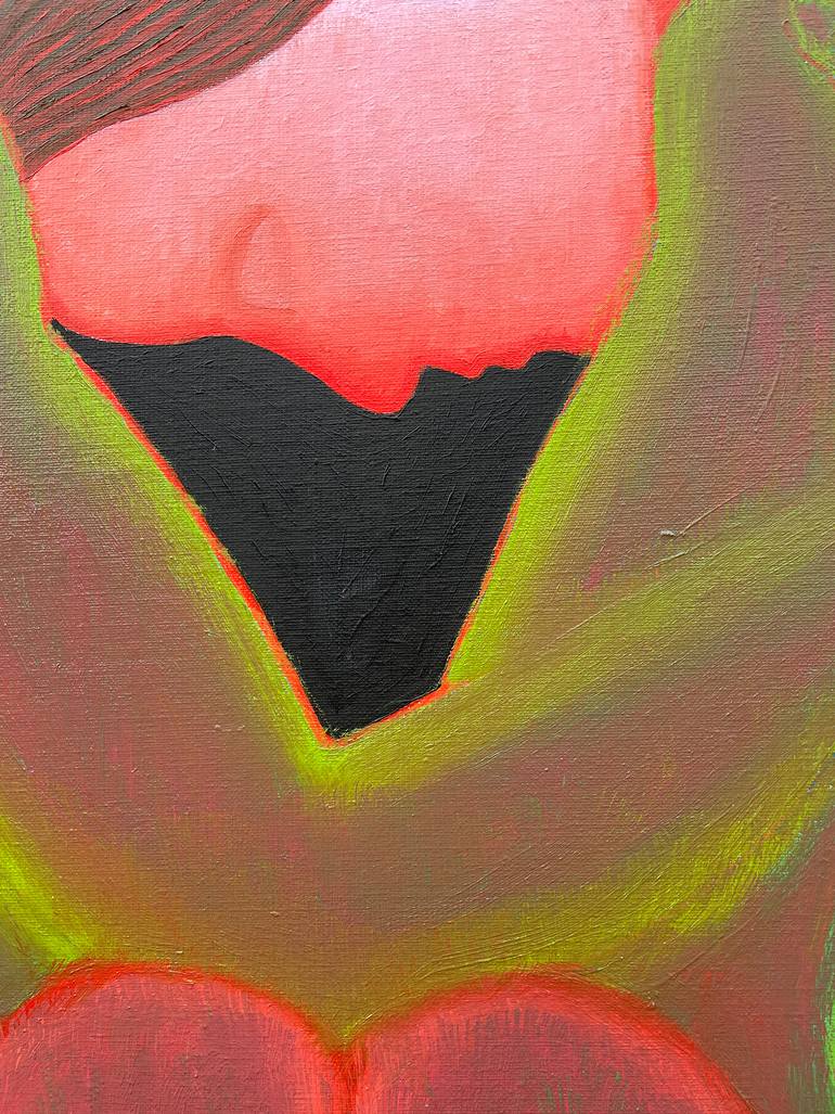 Original Contemporary People Painting by Jolanta Johnsson