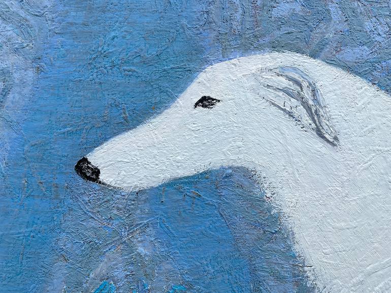 Original Contemporary Animal Painting by Jolanta Johnsson