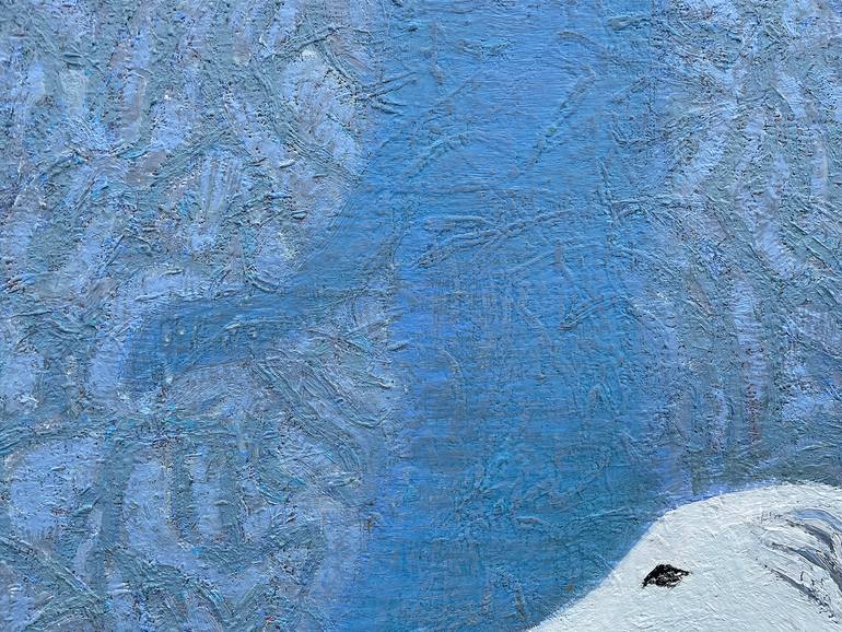 Original Contemporary Animal Painting by Jolanta Johnsson