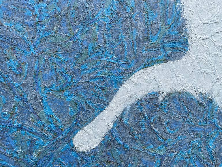 Original Contemporary Animal Painting by Jolanta Johnsson
