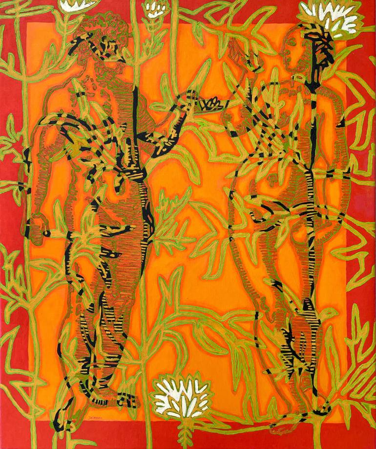Original Contemporary Nude Paintings by Jolanta Johnsson