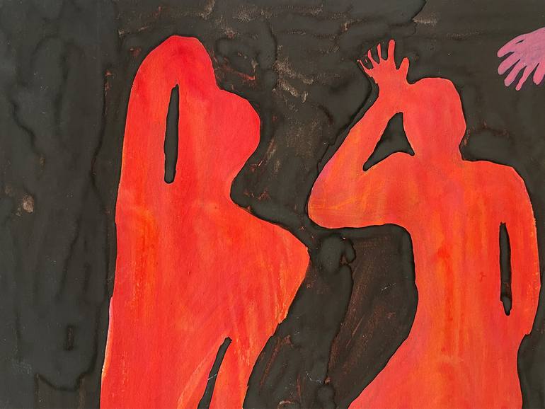 Original Figurative Nude Painting by Jolanta Johnsson