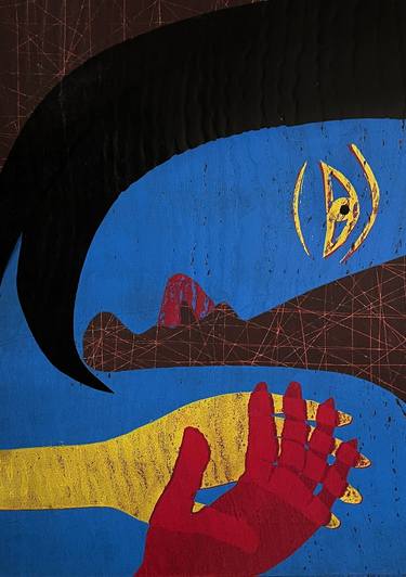 Original Contemporary Women Printmaking by Jolanta Johnsson