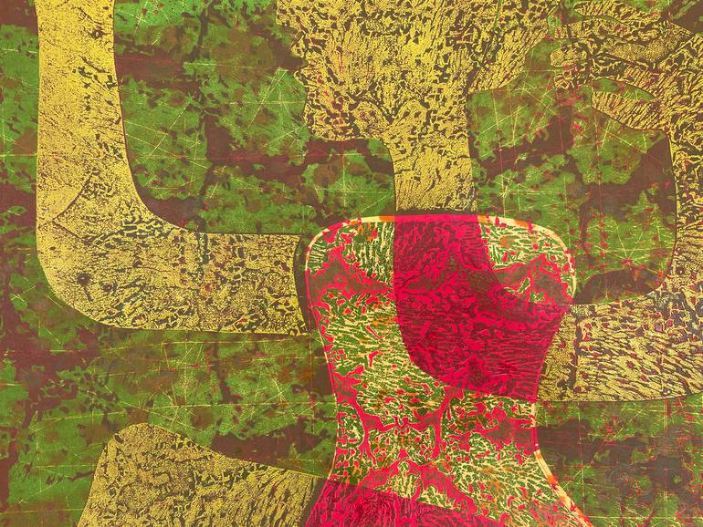 Original Contemporary Nude Printmaking by Jolanta Johnsson