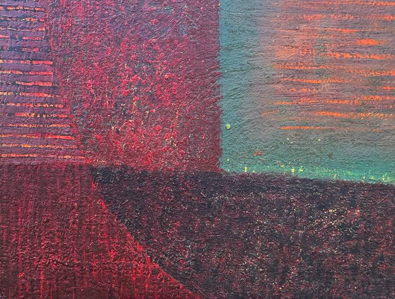 Original Color Field Painting Abstract Painting by Jolanta Johnsson