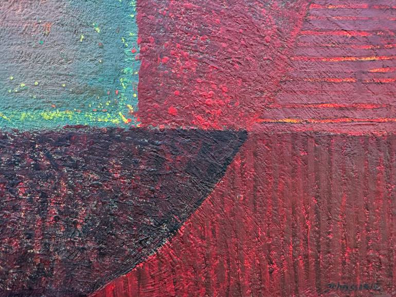 Original Color Field Painting Abstract Painting by Jolanta Johnsson