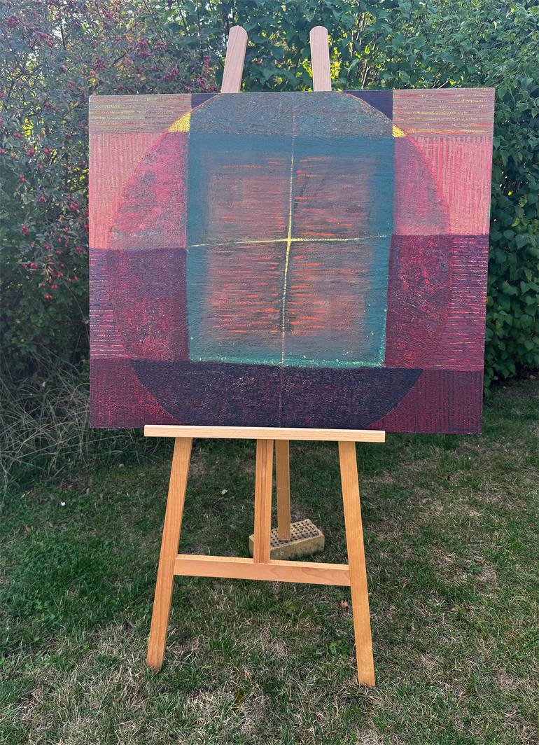 Original Color Field Painting Abstract Painting by Jolanta Johnsson
