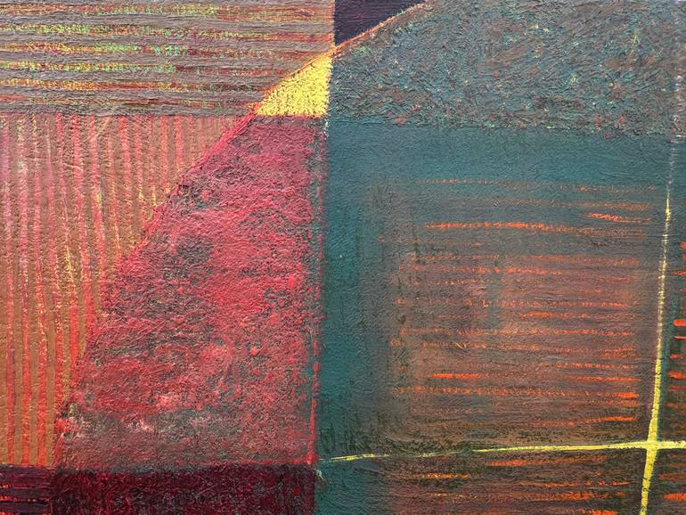 Original Color Field Painting Abstract Painting by Jolanta Johnsson