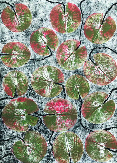 Print of Abstract Expressionism Botanic Printmaking by Jolanta Johnsson