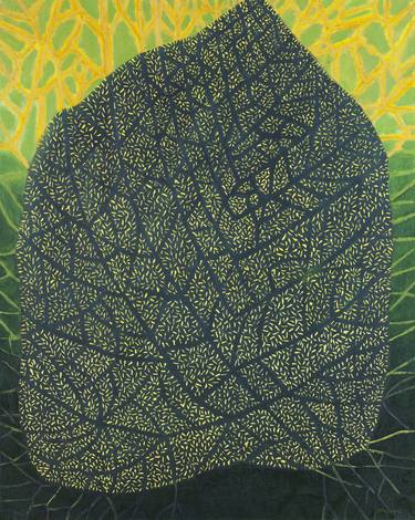 Print of Abstract Botanic Paintings by Jolanta Johnsson