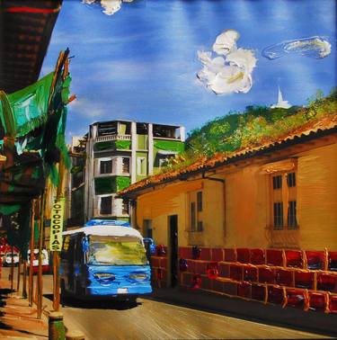 Original Expressionism Transportation Paintings by Marinda Scaramanga