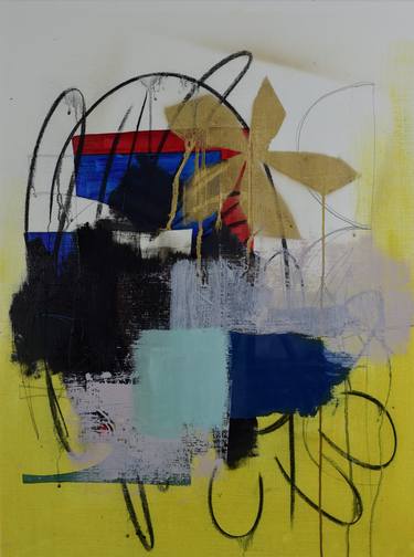 Original Abstract Expressionism Abstract Paintings by Marinda Scaramanga
