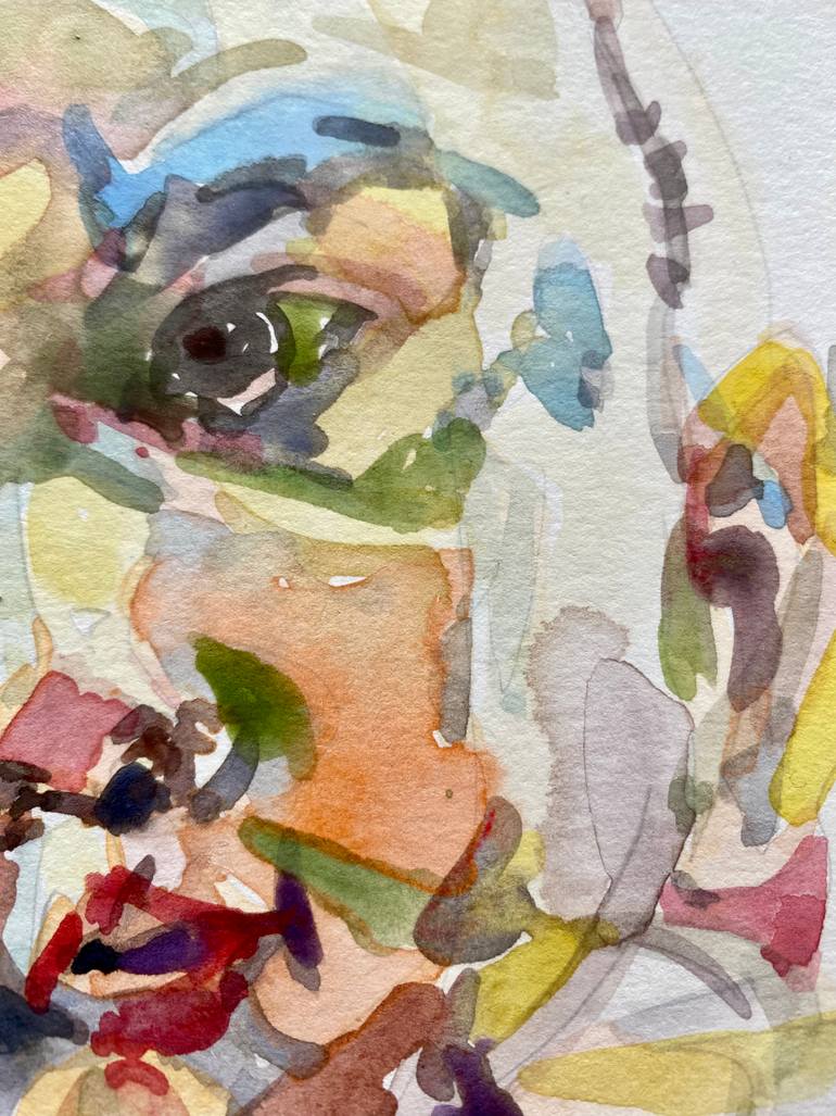Original Expressionism Children Drawing by Xiao Han