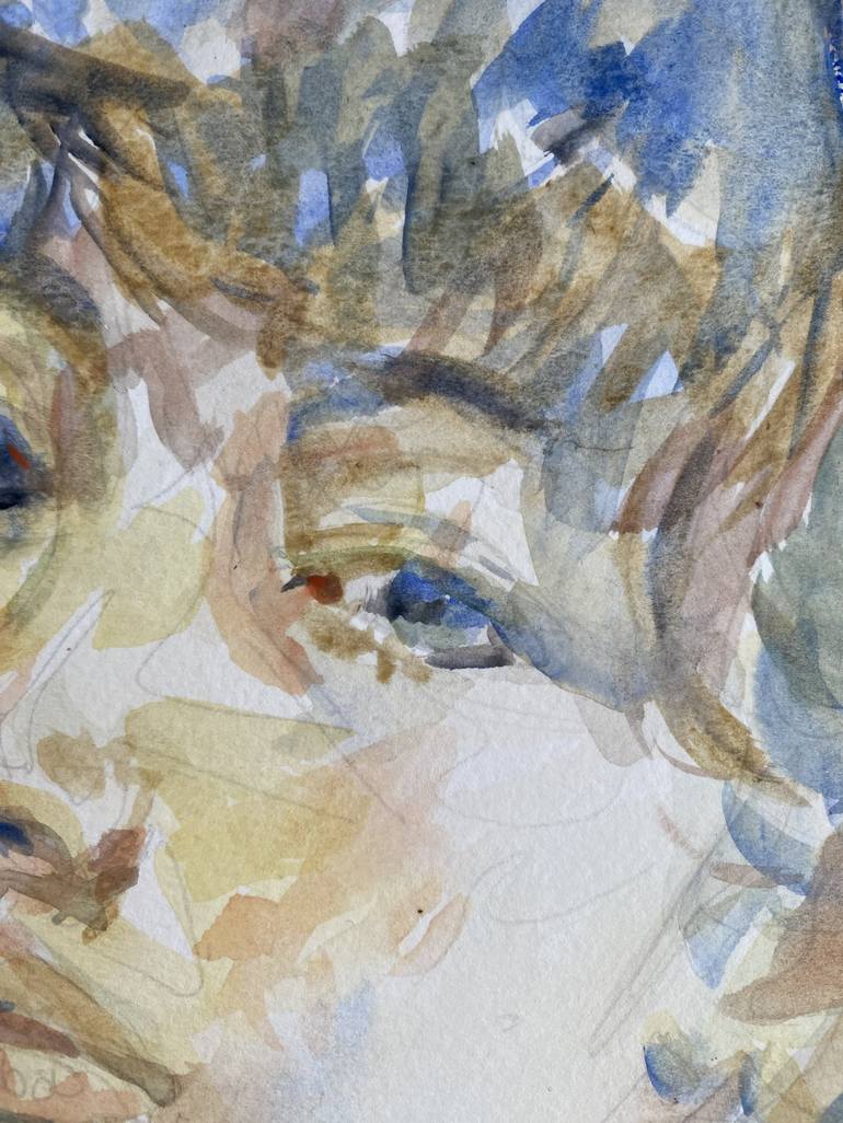 Original Expressionism People Drawing by Han Xiao