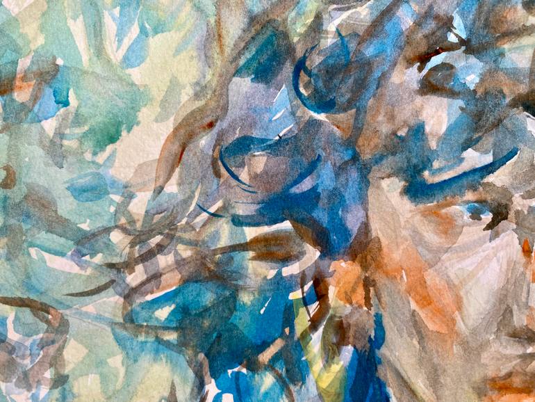 Original Expressionism People Drawing by Xiao Han