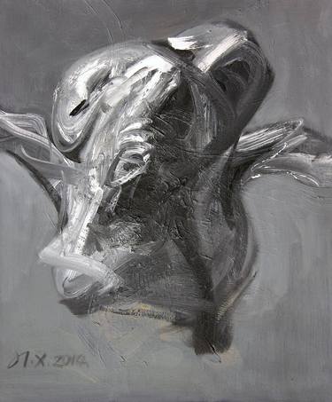 Original Expressionism Animal Paintings by Han Xiao