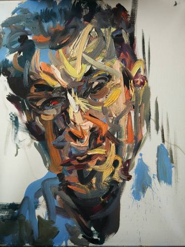 Print of Expressionism Men Paintings by Han Xiao