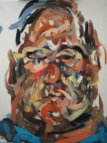 Print of Expressionism Men Paintings by Han Xiao