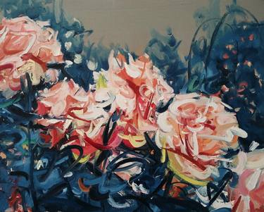Print of Expressionism Garden Paintings by Han Xiao