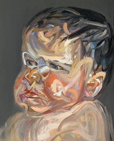 Print of Abstract Expressionism Portrait Paintings by Han Xiao