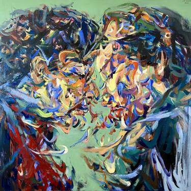 Print of Abstract Expressionism Love Paintings by Han Xiao