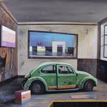 Old car in the room by IGOR TARITAŠ