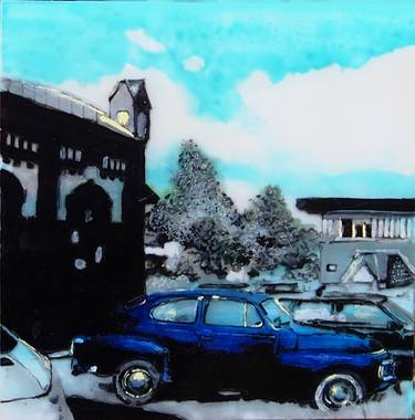 Original Figurative Automobile Paintings by Franz Himmer