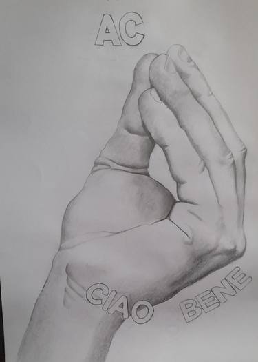 Original Figurative Body Drawing by Antonino Iellamo