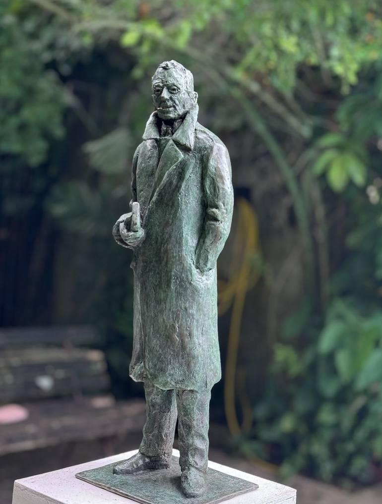 Original Figurative People Sculpture by Edgar Duvivier
