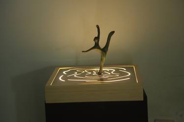 Original Conceptual Light Sculpture by Edgar Duvivier