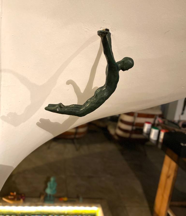 Original Figurative Men Sculpture by Edgar Duvivier