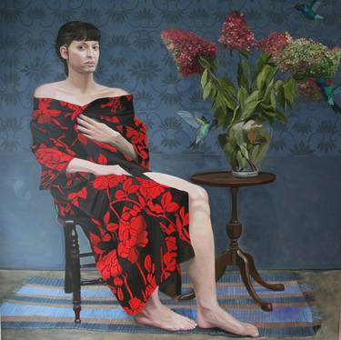 Print of Figurative Women Paintings by Christine Cousineau