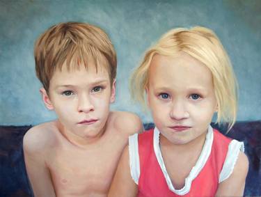 Print of Fine Art Children Paintings by Christine Cousineau