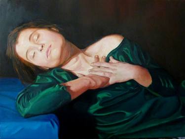 Original Figurative People Paintings by Christine Cousineau