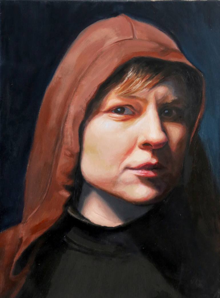 Hoodie 2024 painted woman