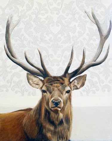 Original Figurative Animal Paintings by Christine Cousineau