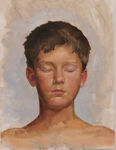 Print of Figurative Children Paintings by Christine Cousineau