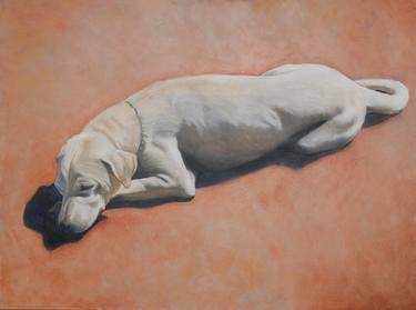Original Fine Art Dogs Paintings by Christine Cousineau