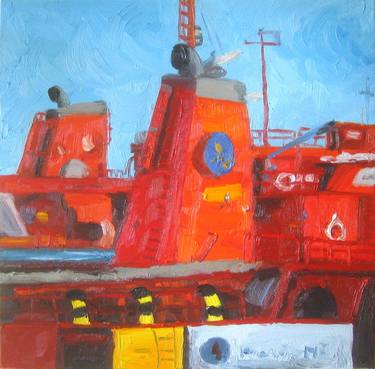 Original Transportation Paintings by Gotza Gotza