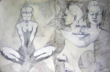 Print of Expressionism People Drawings by Roman Stefan