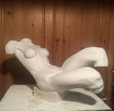 Original Fine Art Nude Sculpture by Roman Stefan