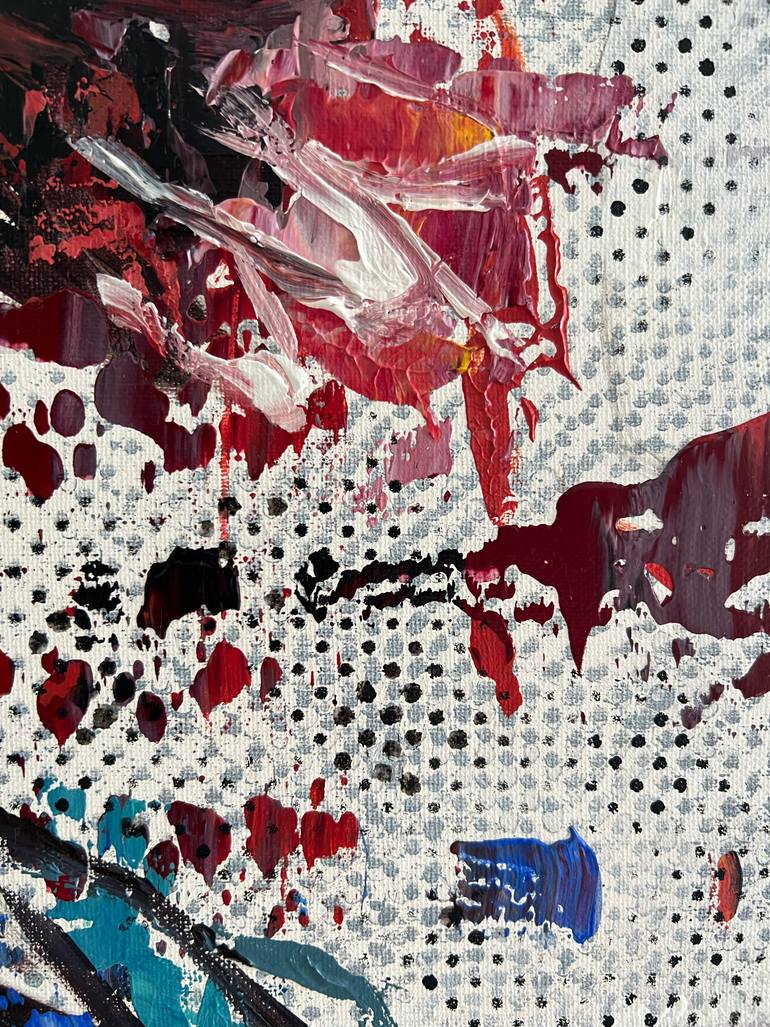 Original Abstract Pop Culture/Celebrity Painting by Maka Zedelashvili