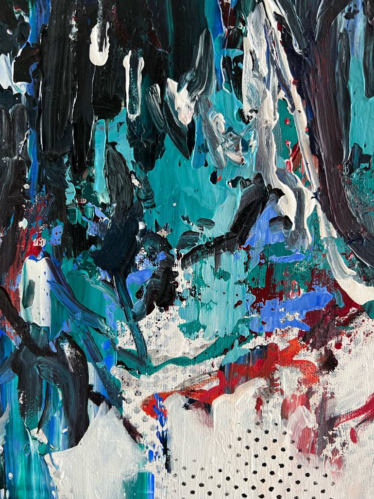 Original Abstract Pop Culture/Celebrity Painting by Maka Zedelashvili